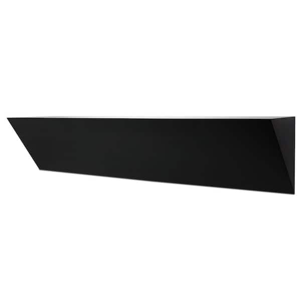 AZ Home and Gifts nexxt Wedge 36 in. x 7 in. MDF Wall Shelf in Black