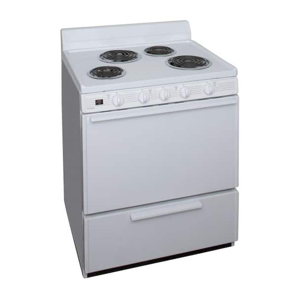 30 in. 3.91 cu. ft. Electric Range in White