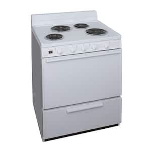 30 in. 3.91 cu. ft. Electric Range in White