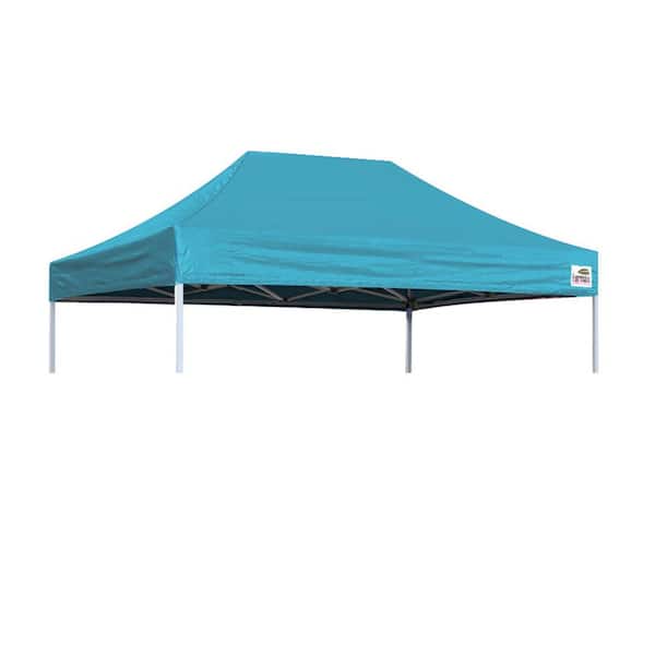 Terracemaster USA Pop Up 8 ft. x 12 ft. Replacement Canopy Tent Top Cover, Instant Ez Canopy Top Cover ONLY (Turquoise)