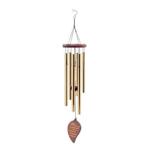 30 in. Wooden Sympathy Wind Chimes Memorial for Loss of Loved One Mother Father, Home Decor Outdoor Garden Patio