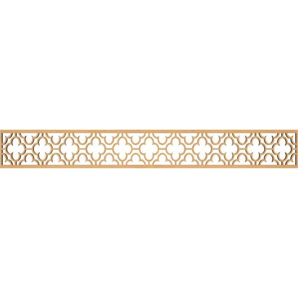 Ekena Millwork Chicago Fretwork 0.375 in. D x 46.5 in. W x 6 in. L MDF Wood Panel Moulding
