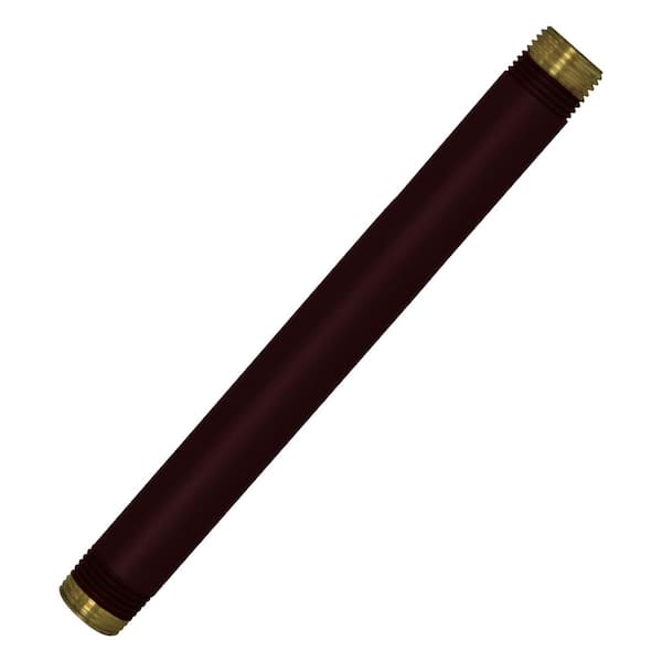 1/2 in. x 8 in. IPS Brass Pipe Nipple in Oil Rubbed Bronze
