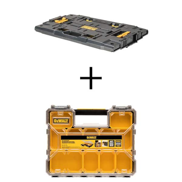 Adaptor Plate for TOUGHSYSTEM 2.0 and 10-Compartment Shallow Pro Small Parts Organizer