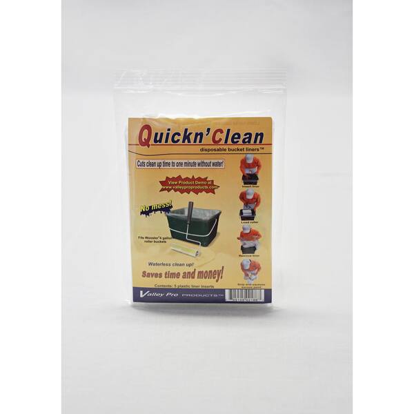 QUICKN CLEAN Paint Bucket Liners (5-pack)