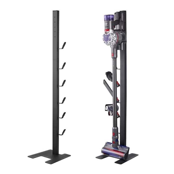 Vacuum Stand, Compatible with Dyson V6 V7 V8 V10 V11 V15, Stable Holder with 6 Hooks for Cordless Upright Vacuum