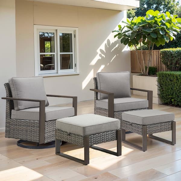 Home depot outdoor chair and ottoman sale