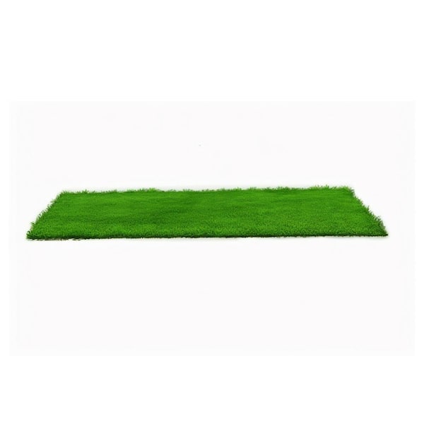Tunearary 4 ft. x 10 ft. Outdoor Patio Garden Artificial Grass Running Carpet Pet Turf Drainage Mat, 1.38 in. Plush Height