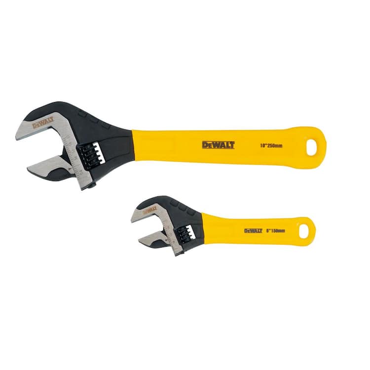 DEWALT Adjustable Wrench Set (2-Piece)