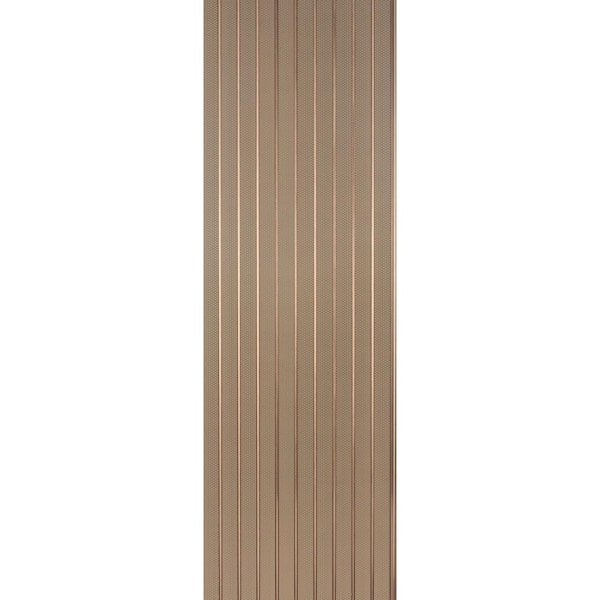 Honeycomb 5/16 in. x 1 ft. x 9.3 ft. Matte Pearl Gold Glue-Up Foam Wood Slat Walls (20-Pack)/186 sq. ft.