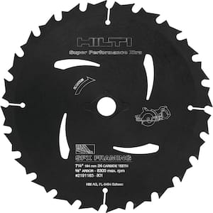SPX 7-1/4 in. 24-Teeth Wood Framing Carbide Tipped Circular Saw Blade for (5-pieces)
