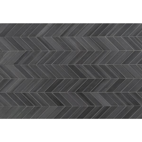 MSI Water Color Graphite 12 in. x 15 in. Matte Porcelain Mosaic Mesh-Mounted Floor and Wall Tile (320sq. ft./Pallet)