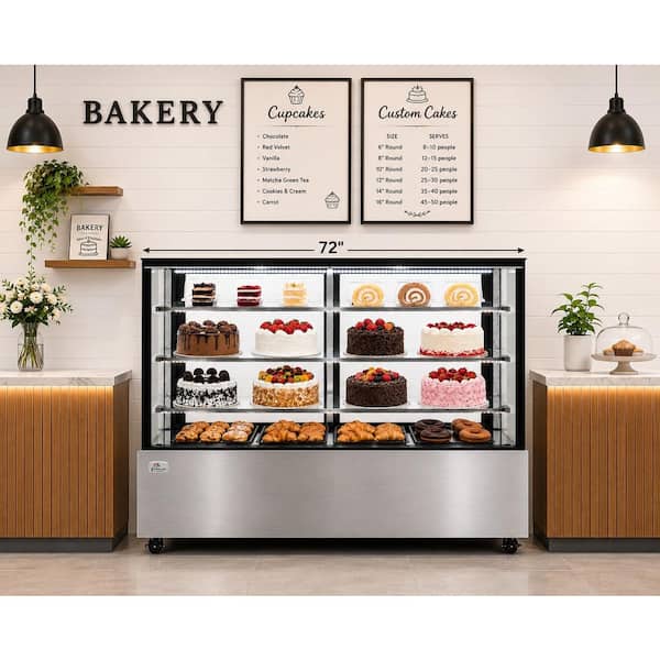 Cooler Depot 72 in. 28.6 cu. ft. Commercial Bakery Display Case