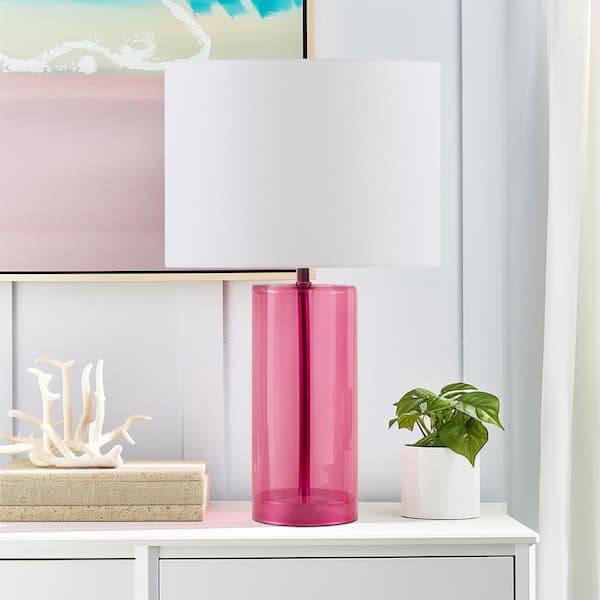 Neonova 20.5 in. Pink Table Lamp