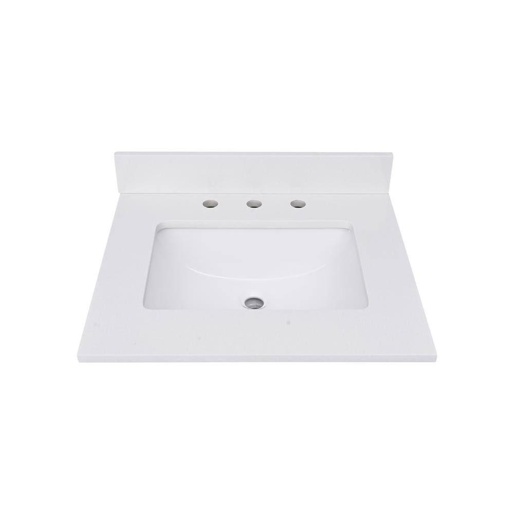 Reviews for Avanity 25 in. W x 22 in. D Quartz Vanity Top in Everest