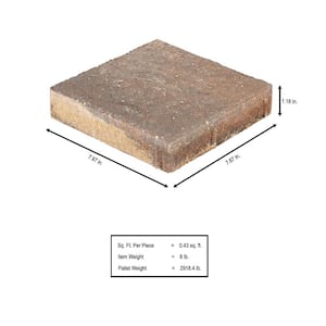 Milano Medium 7.75 in. x 7.75 in. x 1.25 in. Sierra Blend Concrete Paver (480 Pcs. / 207 Sq. ft. / Pallet)