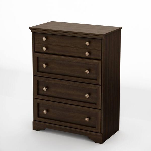 South Shore Harmony Mocha 4-Drawer Chest-DISCONTINUED