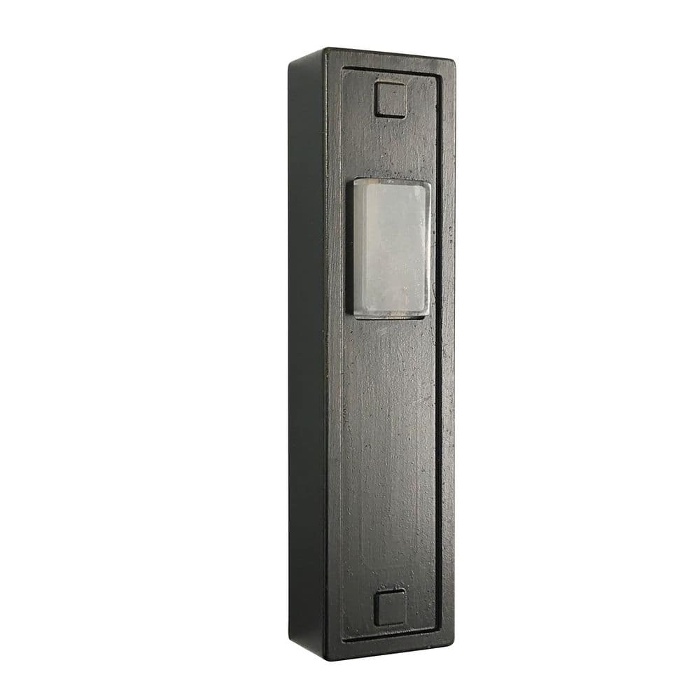 Wired Surface Mount Bronze Finish Doorbell Push Button with Illuminated LED Chime Button price history on PriceWatchPro