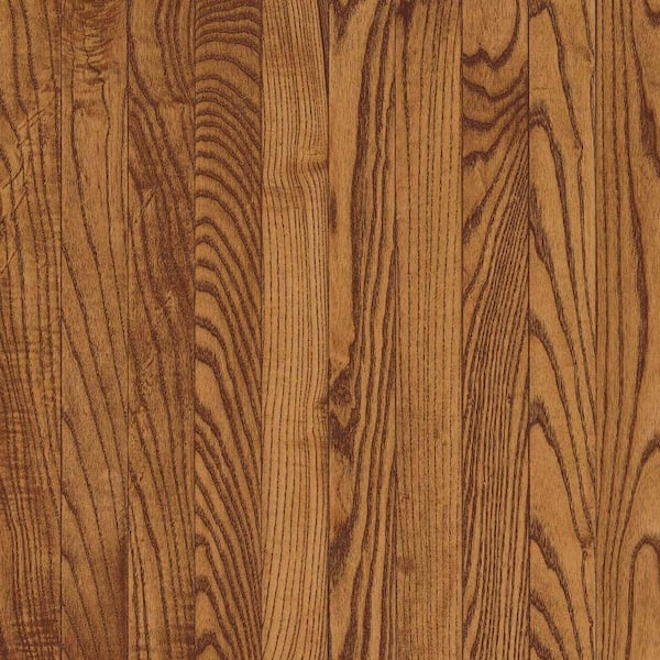 Bruce Plano Saddle Oak 3/4 in. T x 5 in. W Smooth Solid Hardwood Flooring (23.5 sq.ft./ctn)