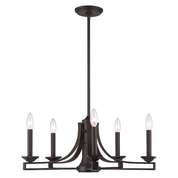 Trumbull 6-Light Bronze Chandelier