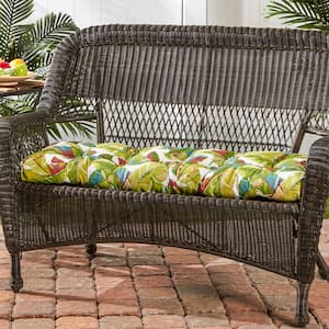 Palm Leaves Multi-Rectangle Outdoor Bench/Swing Cushion