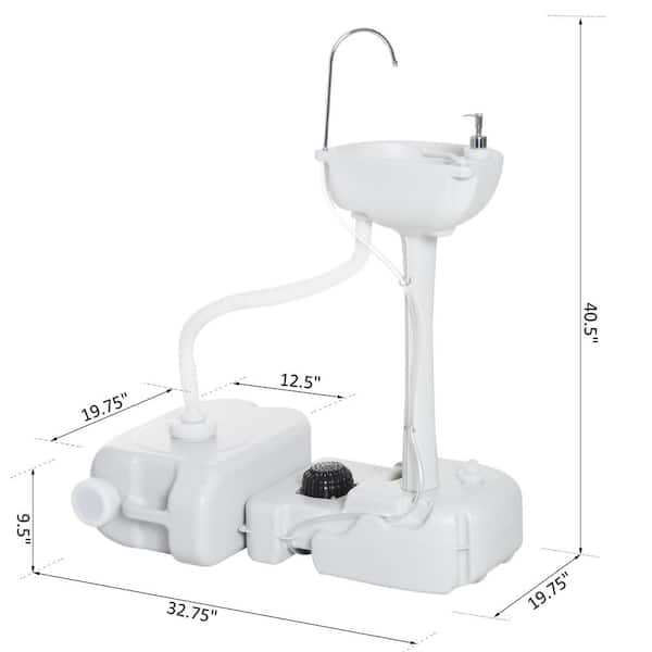 Portable Camping Sink with Rolling Wheels Hand Washing Station with 30L  Water Capacity - On Sale - Bed Bath & Beyond - 37823734