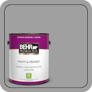 1 gal. #PPU26-06 Elemental Gray Eggshell Enamel Low Odor Interior Paint & Primer
