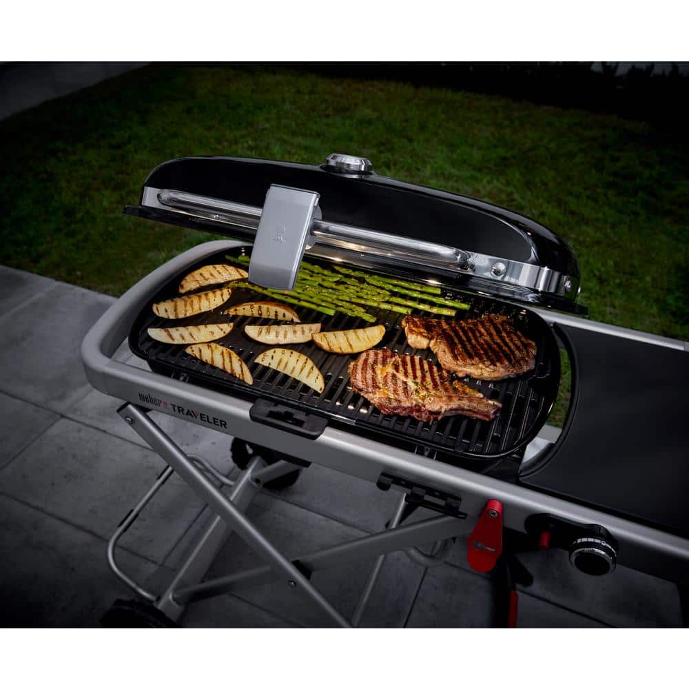 Silver LED Handheld Battery Operated Grill Light