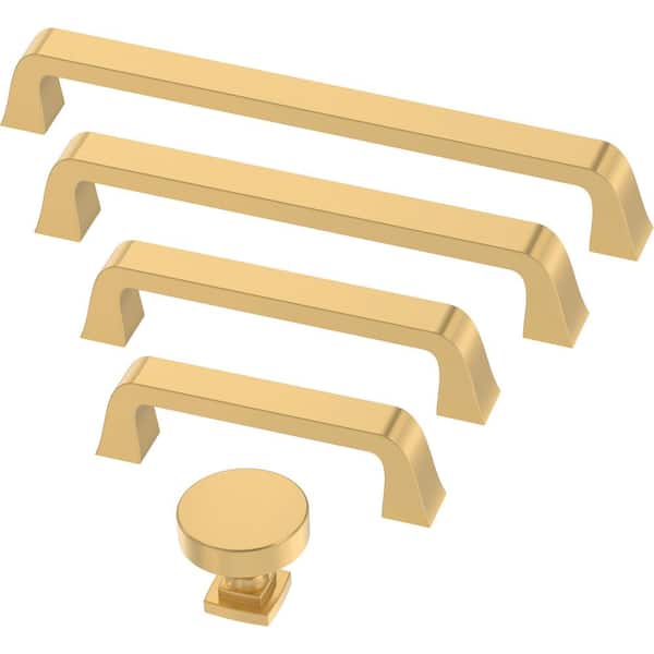 Liberty Classic Bell 3-3/4 in. (96 mm) Classic Modern Gold Cabinet