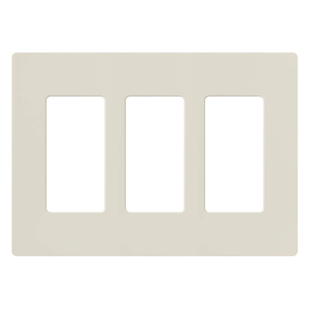 Claro 3-Gang Decorator/Rocker Wallplate, Gloss, Light Almond (1-Pack) price history on PriceWatchPro