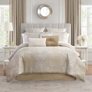 Maritana 6-Piece Neutral Polyester King Comforter Set