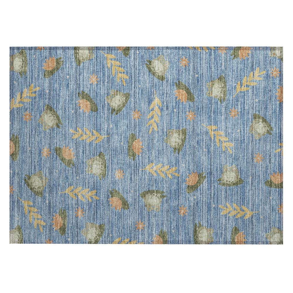 Chantille Machine Washable Indoor/Outdoor Abstract ACN2795 Blue 2 ft. x 3 ft. Accent Rug price history on PriceWatchPro