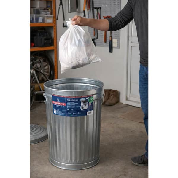 Behrens 20 Gal. Galvanized Garbage Can 1211 - The Home Depot