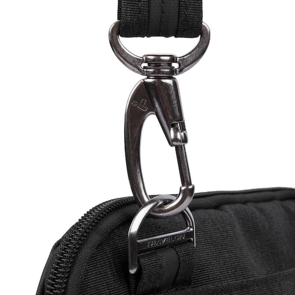 8 Pcs Silver Zipper Lock Clip Metal Carabiner Clip Anti Theft Bag Backpacks