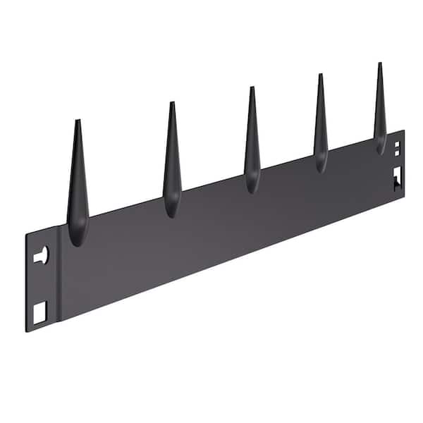 5-Pack Steel Landscape Edging, 39 x 3 in. Rust-Resistant Metal, Yard Divider for Flower Bed, Easy to Install, Black