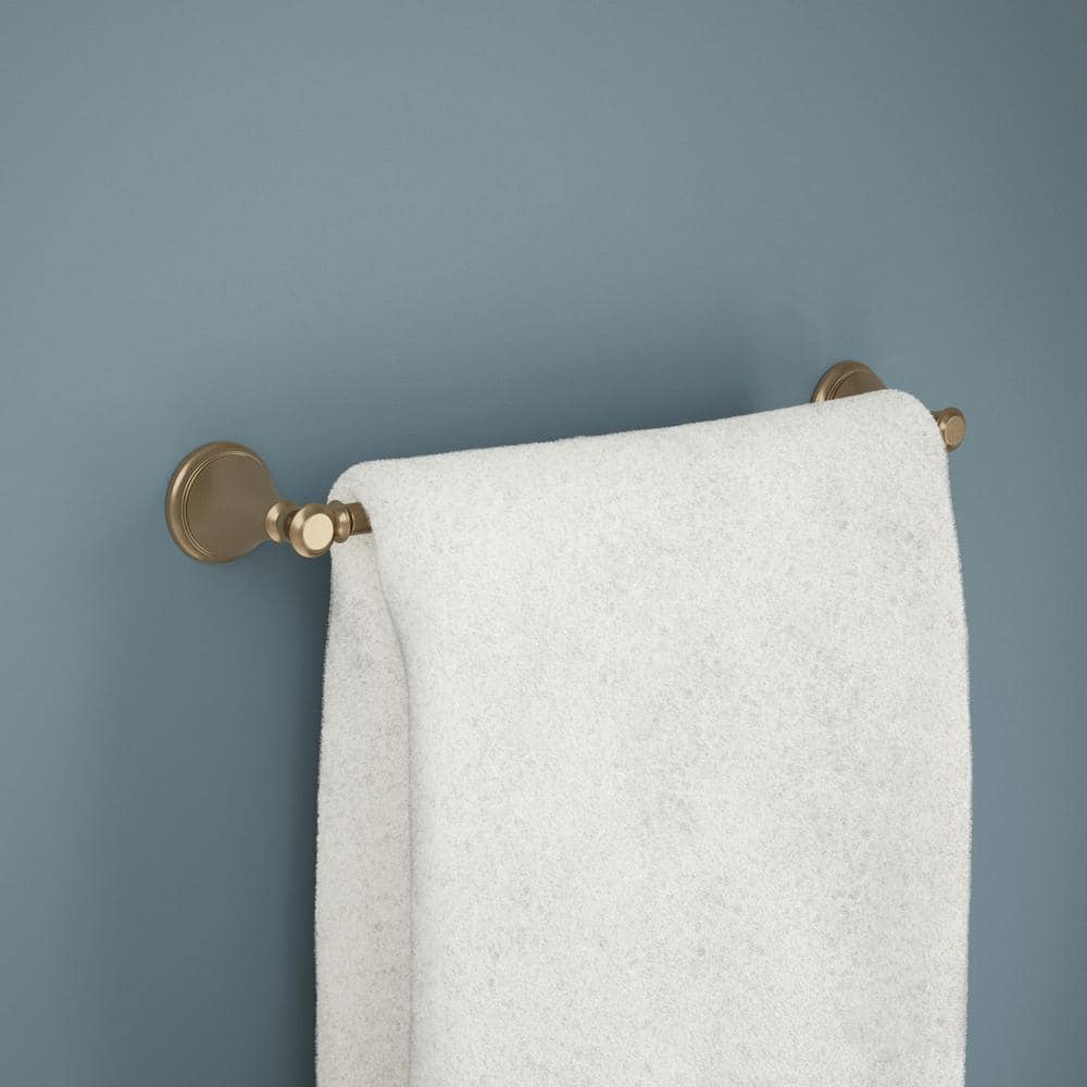 Cassidy 18" Champagne Bronze Wall Mounted Towel Bar