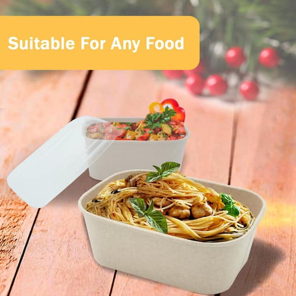 Greensight Disposable Paper Bowls 32oz Heavy Duty 100 Pack Eco-friendly Compostable Bowls Party Serving Bowls For Salad Ice Cream Dessert And Hot Soup Biodegradable Bowls Made Of Sugarcane Nature | Buy Now - View #5