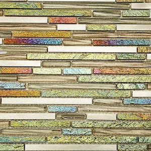 Paradise Eden 12 in. x 12 in. Glass Mosaic Tile