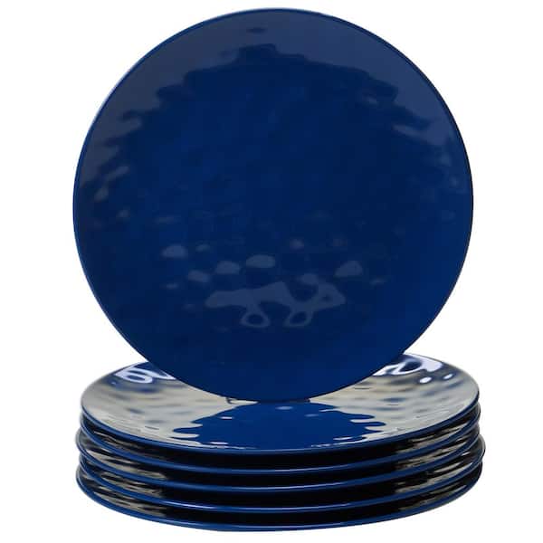 Certified International Cobalt 6-Piece Blue Dinner Plate Set