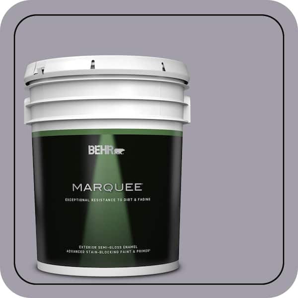 BEHR MARQUEE 5 gal. #N550-4 Ashberry Semi-Gloss Enamel Exterior Paint & Primer