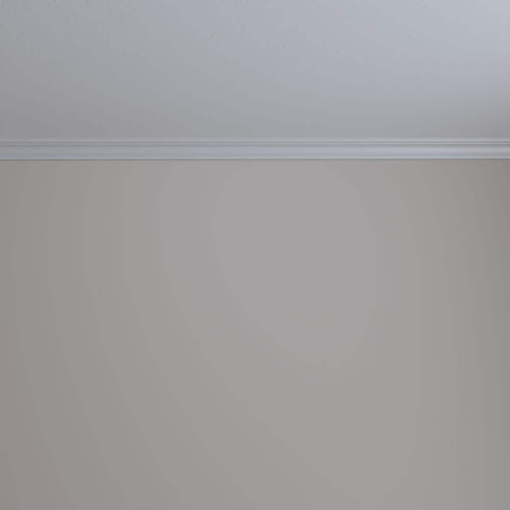 Primed Polyurethane Traditional Crown Moulding 7-ft 10-1/2-in