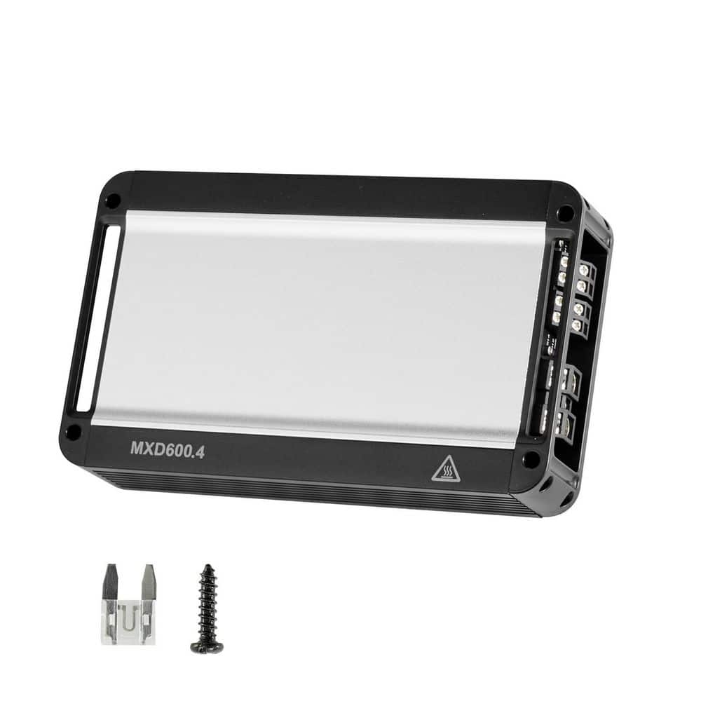 4 Channel Car Audio Amplifier 2 Ohm Stable Bridgeable Class D Full Range Amp Max Power 4 x 420W 4 Ohm / 4 x 600W 2 Ohm price history on PriceWatchPro