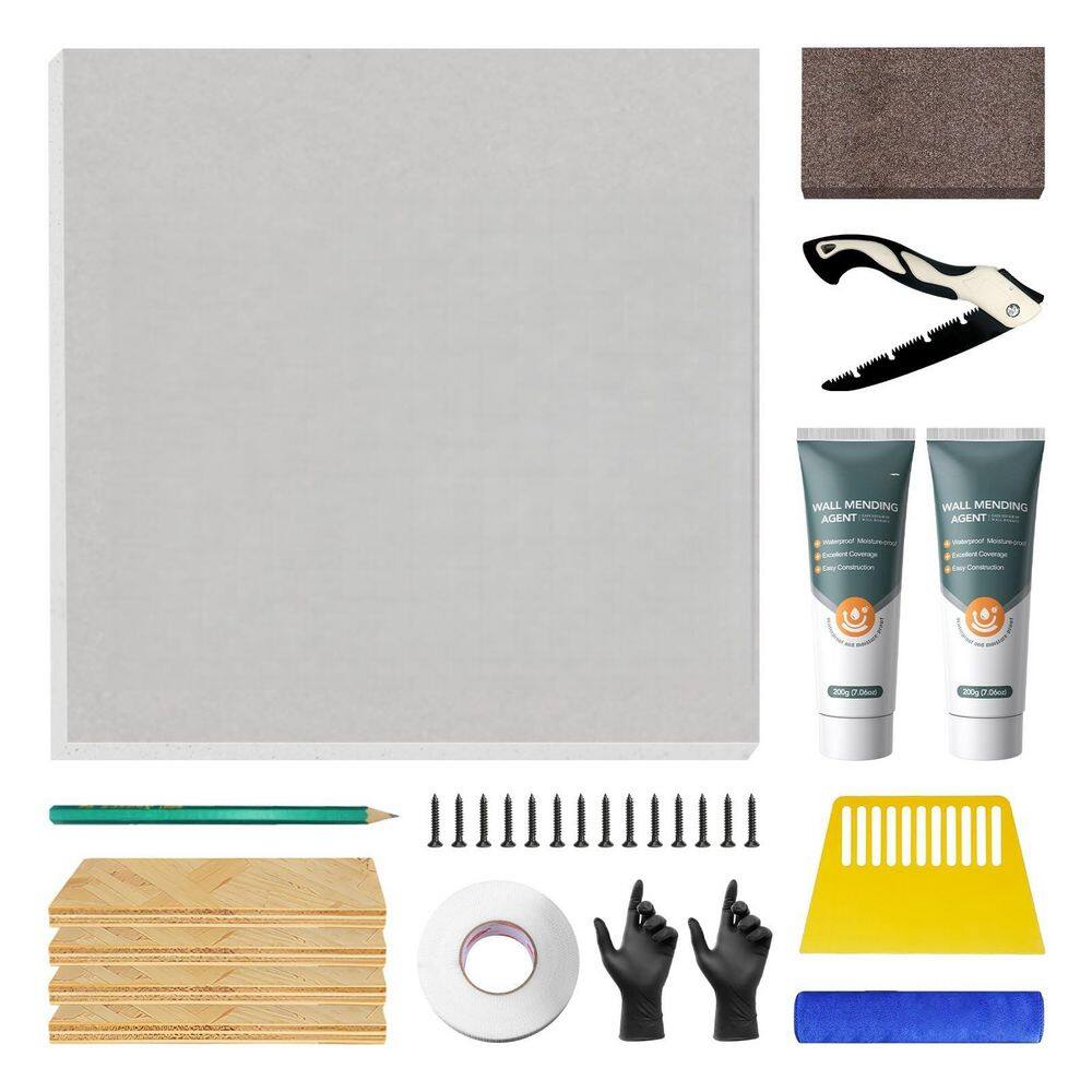 Drywall Repair Kit, 16 in. x 16 in. Drywall Repair Panel, Wall Surface Large Hole Fill Quick and Easy Solution price history on PriceWatchPro