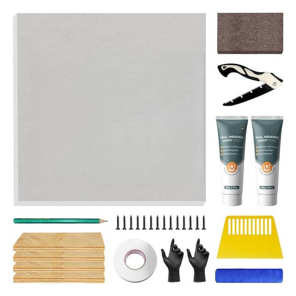 Drywall Repair Kit, 16 in. x 16 in. Drywall Repair Panel, Wall Surface Large Hole Fill Quick and Easy Solution