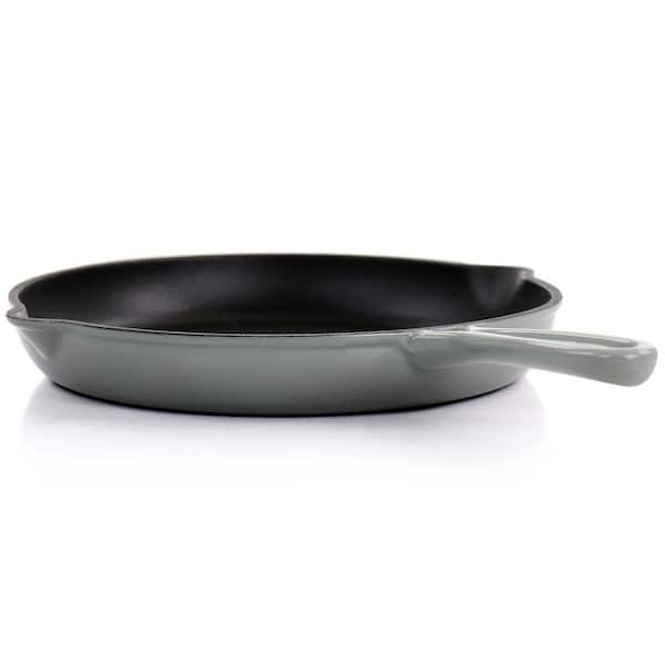 Cast Iron Skillet With Cast Iron Lid 8"inch Dual Handle Frying Pan +  Pan Scraper