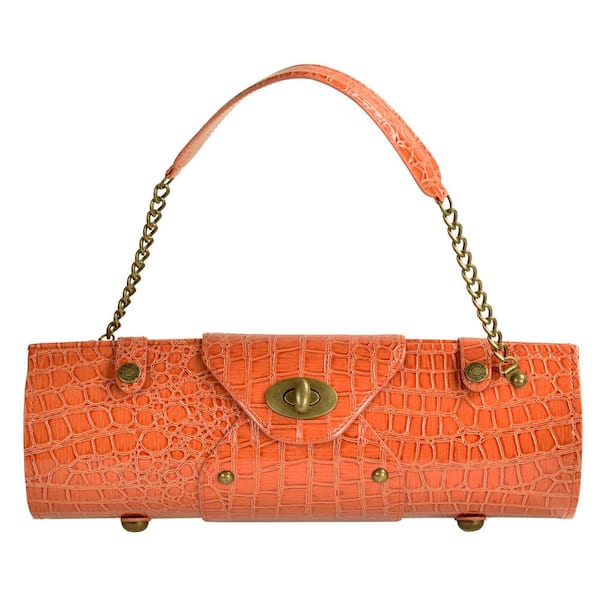 Unbranded Orange Wine Carrier and Purse