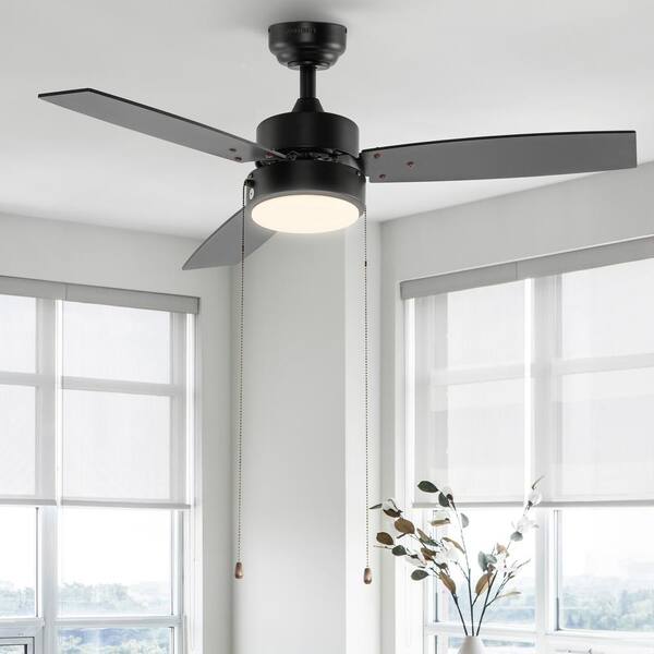 JONATHAN Y Blair 42 in. 1-Light Indoor Black Minimalist 3
