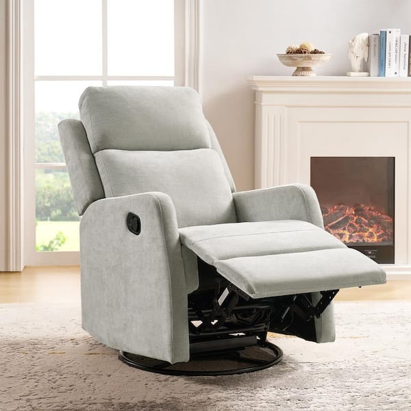 JAYDEN CREATION Luis Gery Traditional Swivel Rocker Manual