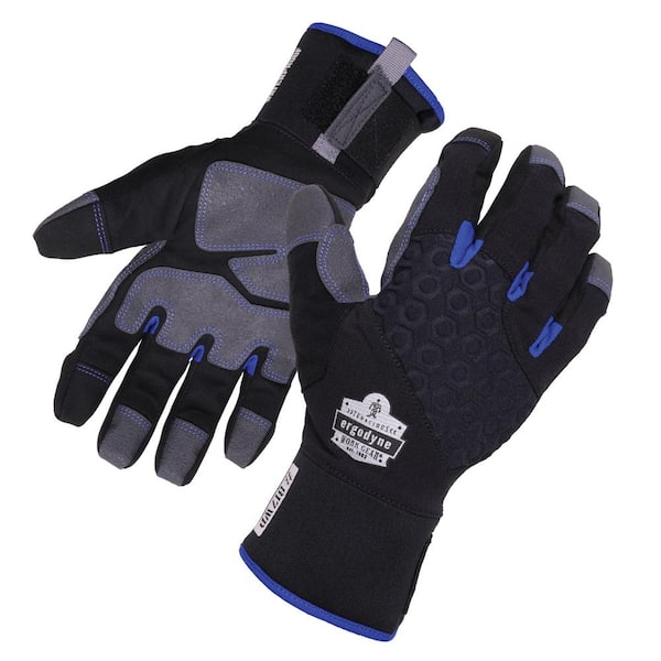 Ergodyne ProFlex 817WP Medium Black Reinforced Thermal Waterproof Utility Gloves
