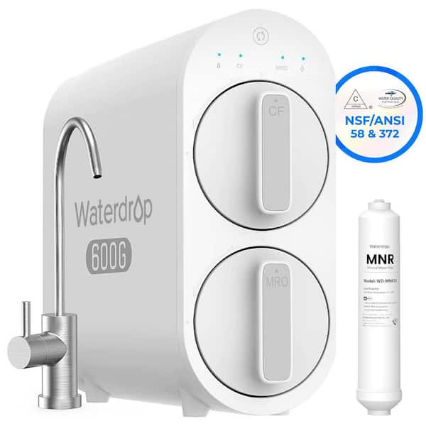 G2P600 Reverse Osmosis System, 7 Stage Tankless RO, Under Sink RO System, Extra WD-MNR35 Remineralization Filter
